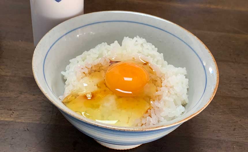 燻製醤油の卵かけご飯